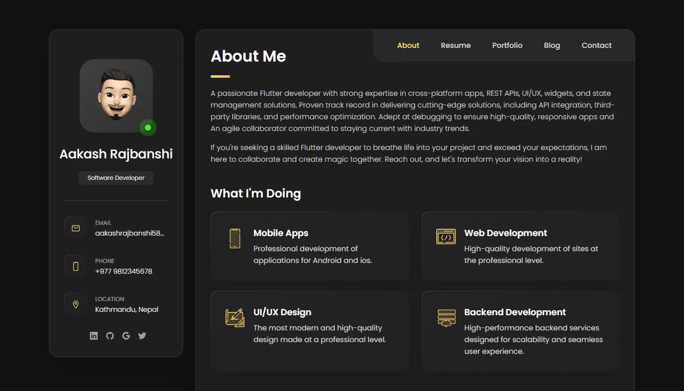 Aakash Rajbanshi's portfolio