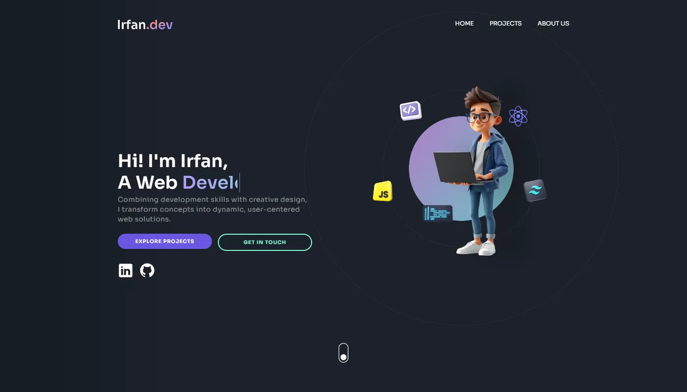 Irfan.dev's portfolio