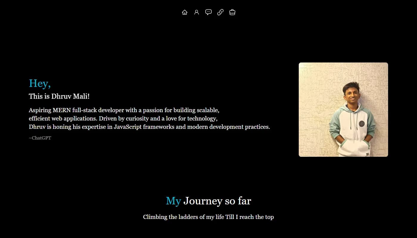 Dhruv Mali's portfolio
