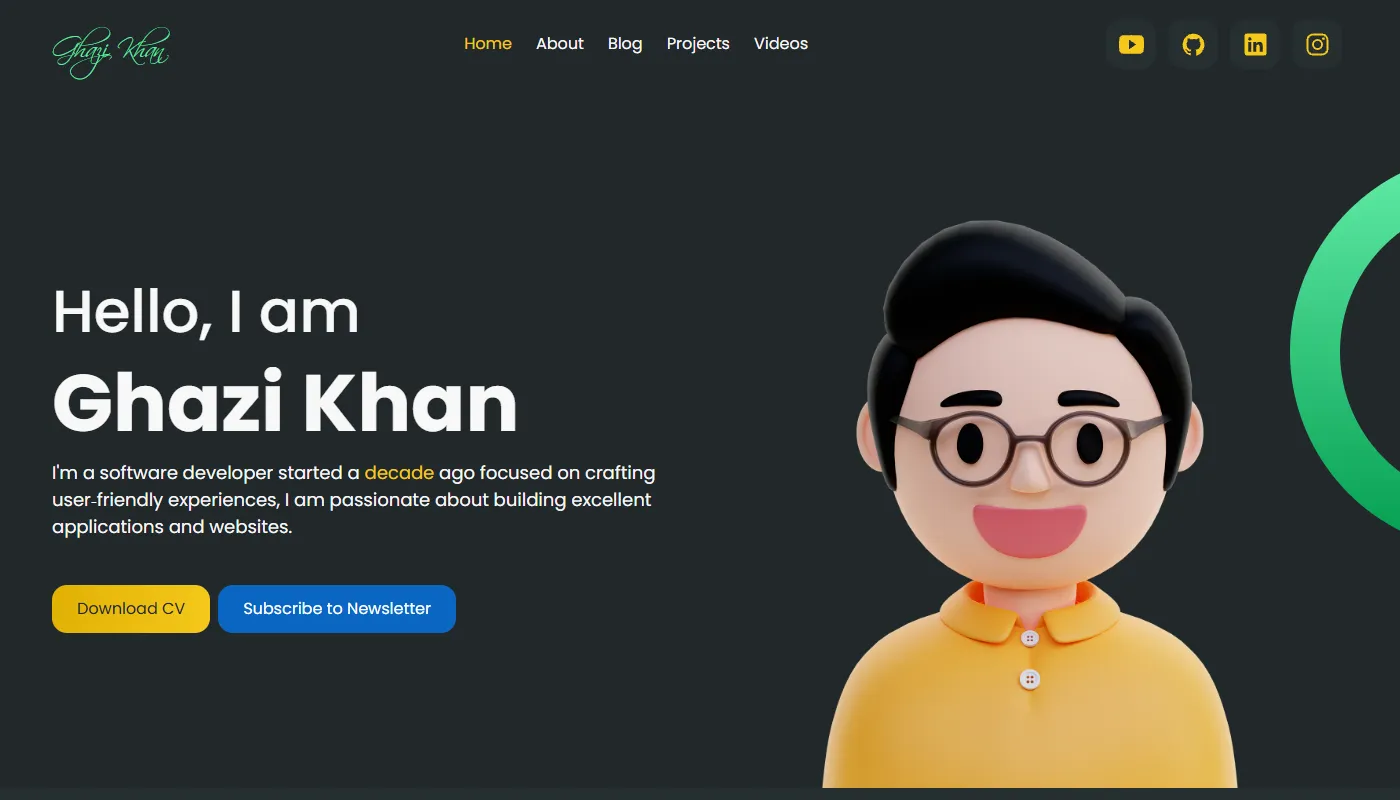 Ghazi Khan's portfolio