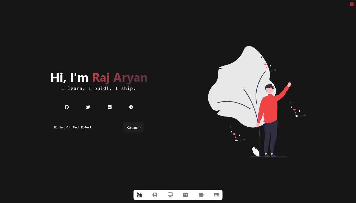 Raj Aryan's portfolio