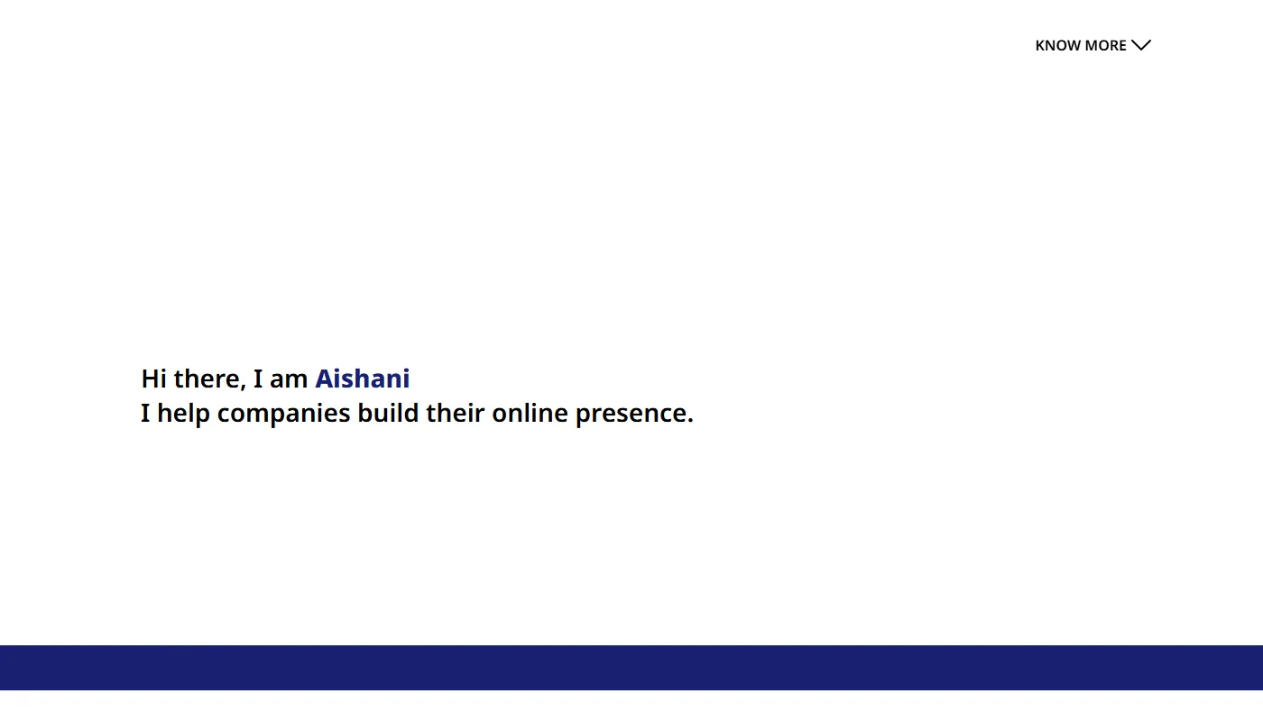 Aishani Pachauri's portfolio
