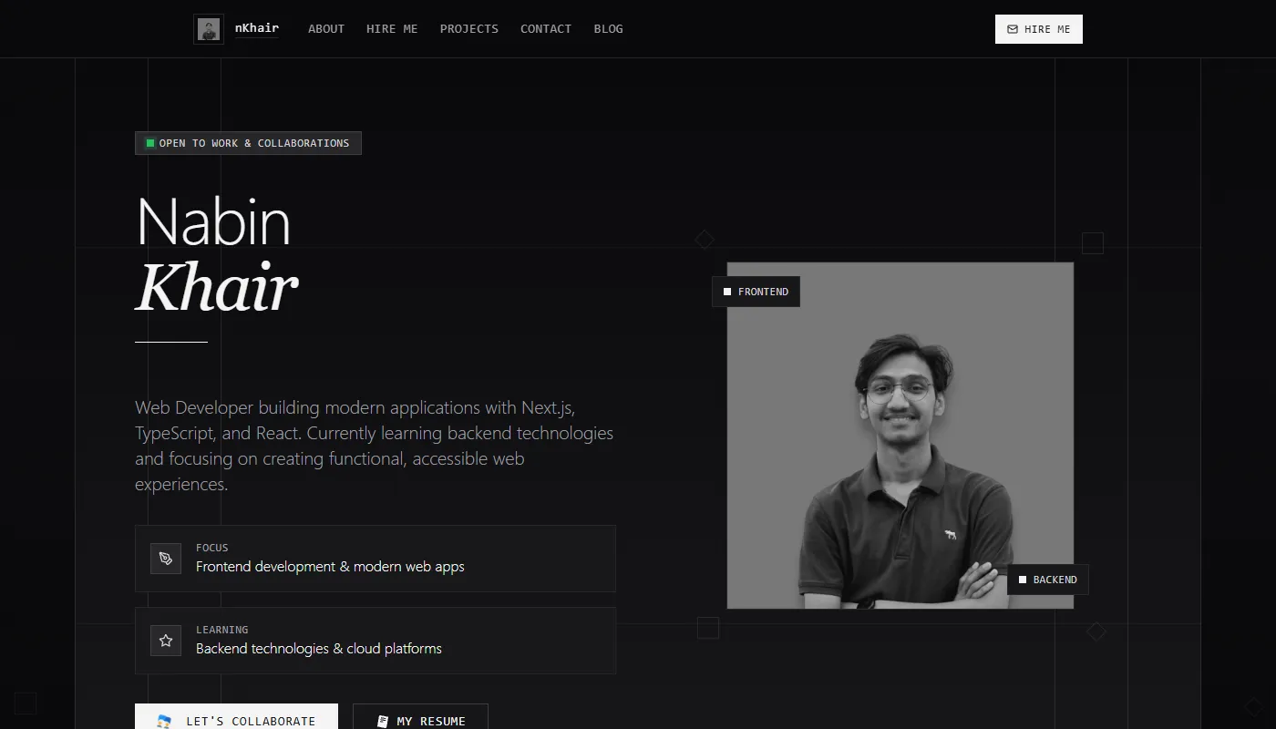 Nabin Khair's portfolio