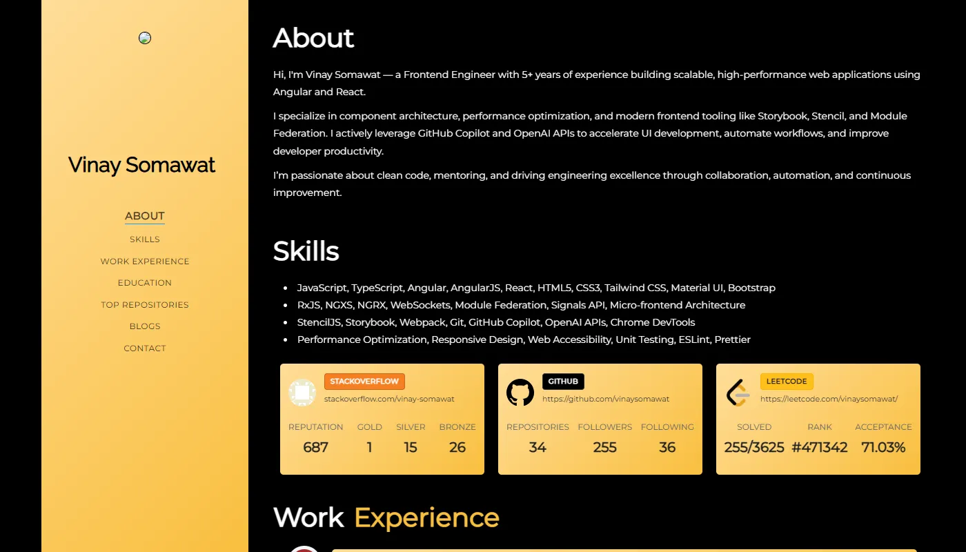 Vinay Somawat's portfolio