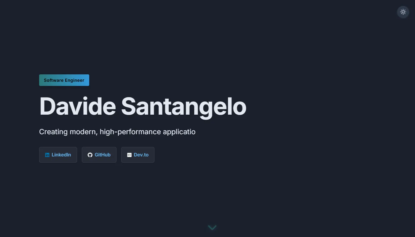 Davide Santangelo's portfolio