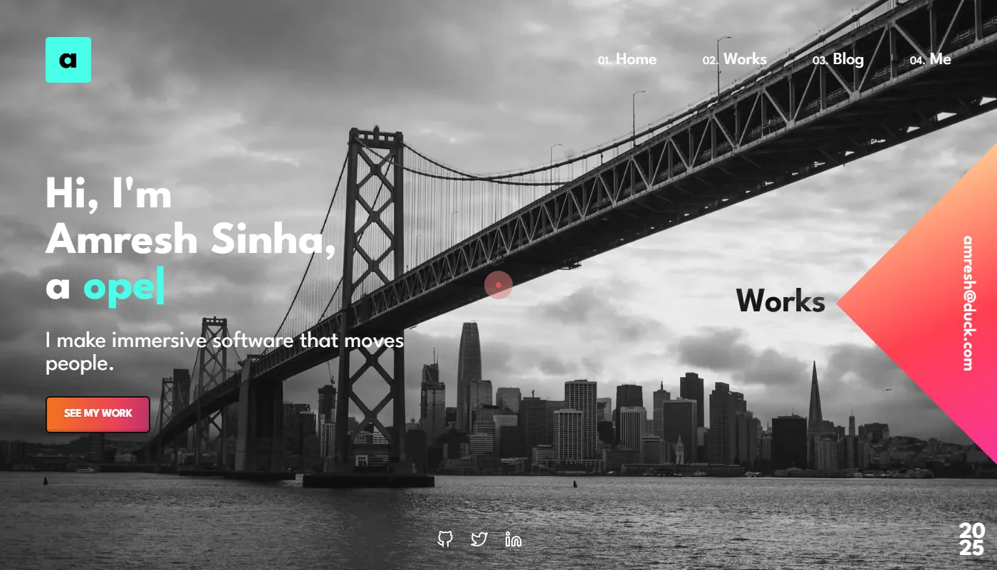 Amresh Prasad Sinha's portfolio