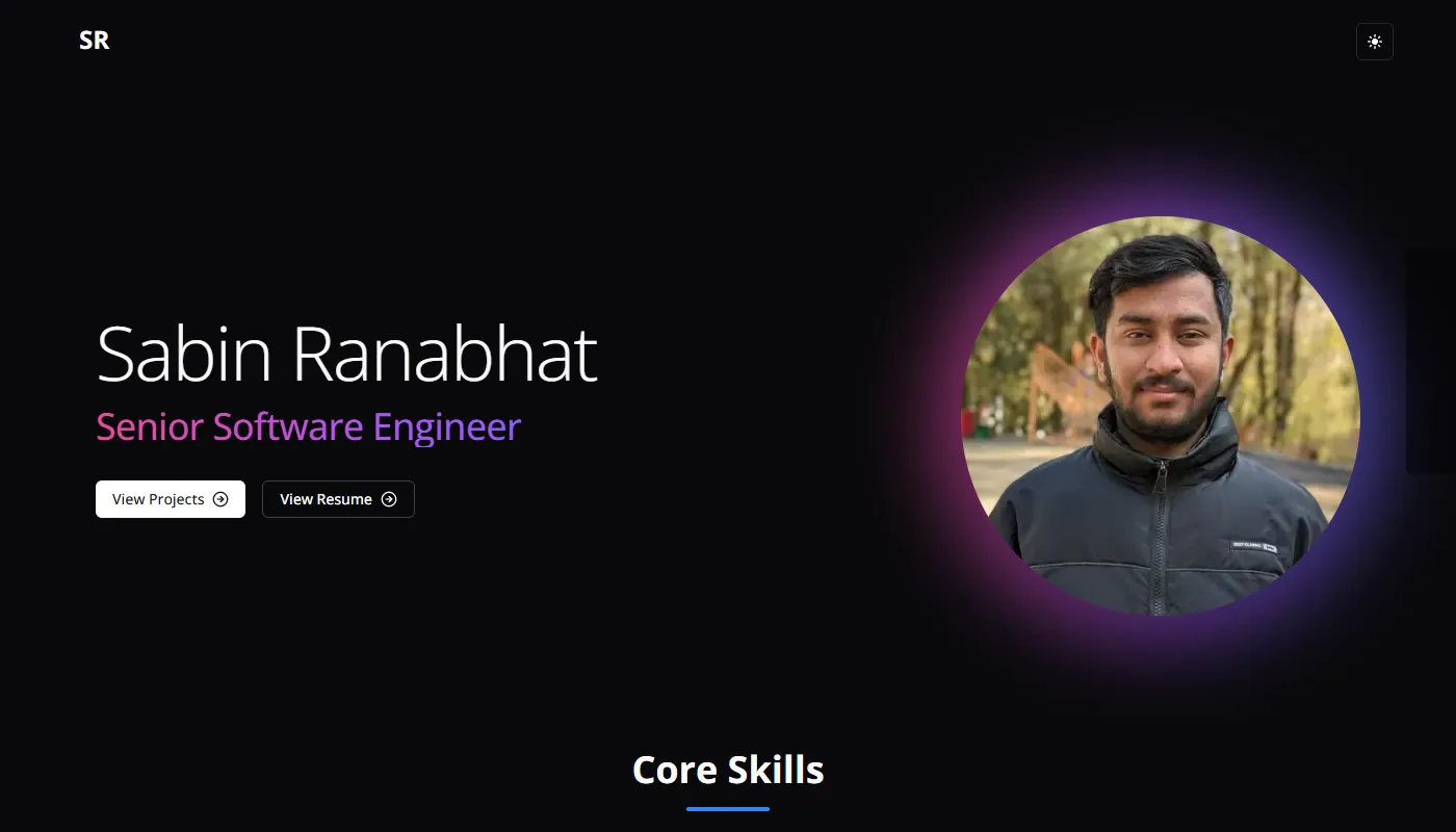 Sabin Ranabhat's portfolio