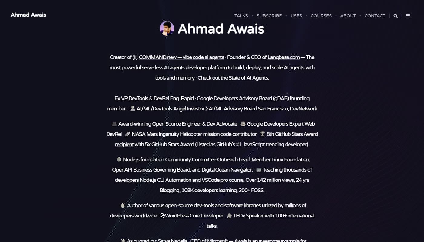 Ahmad Awais's portfolio