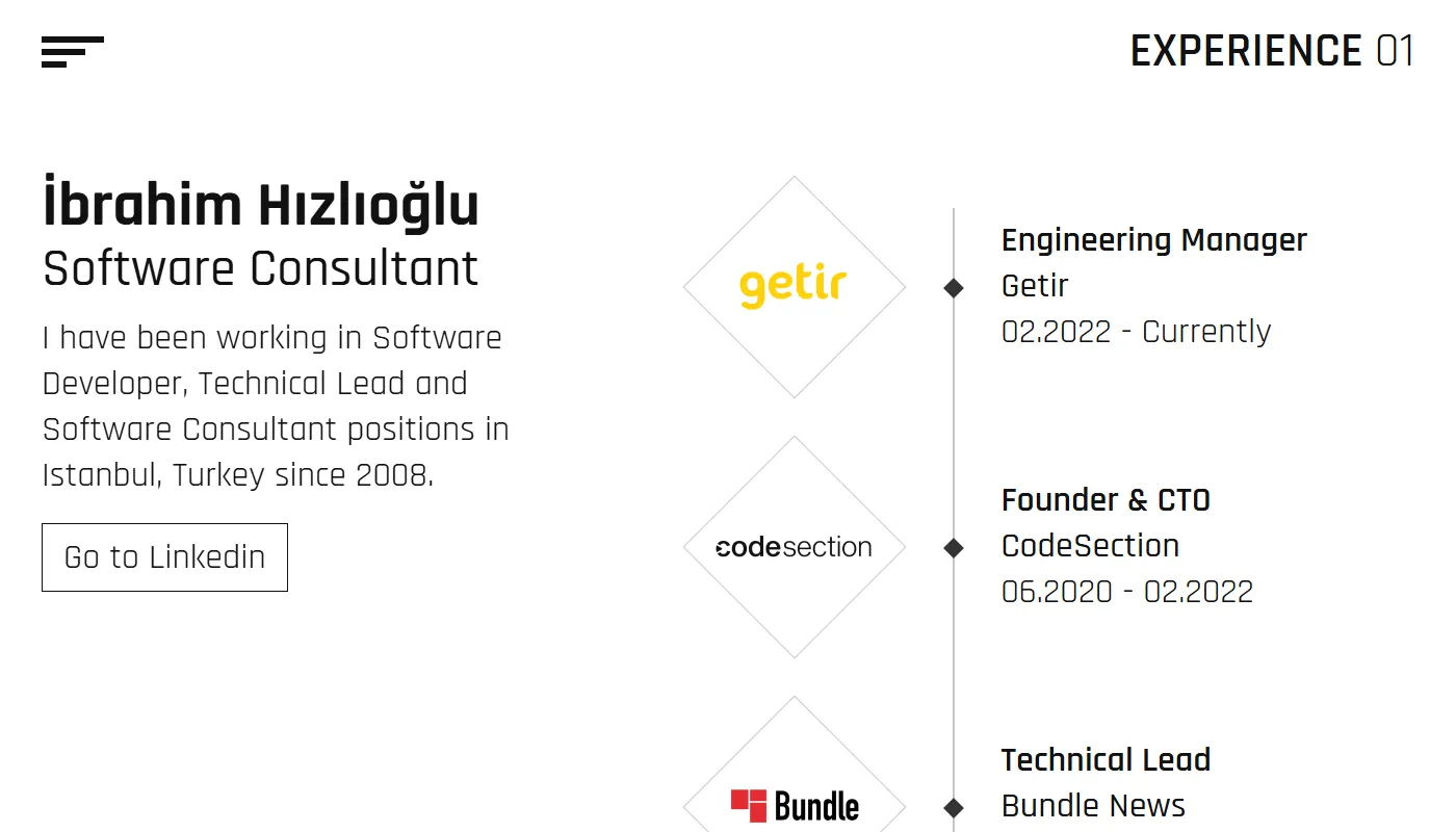 Ibrahim Hizlioglu's portfolio