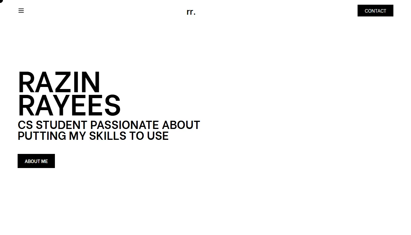 Razin Rayees's portfolio