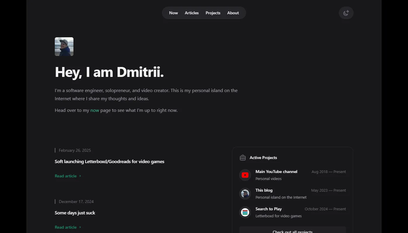 Dimitri Pashutskii's portfolio