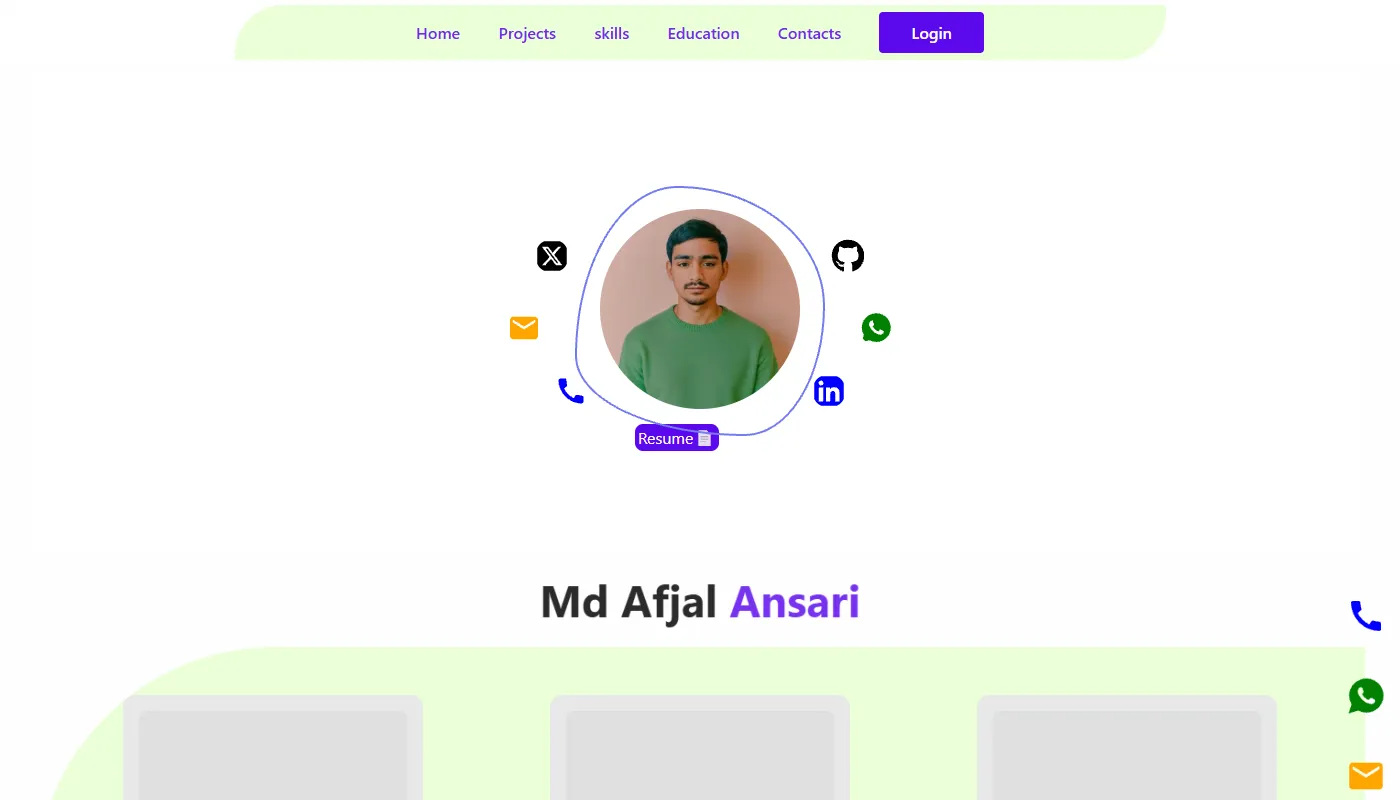 Afjal Ansari's portfolio