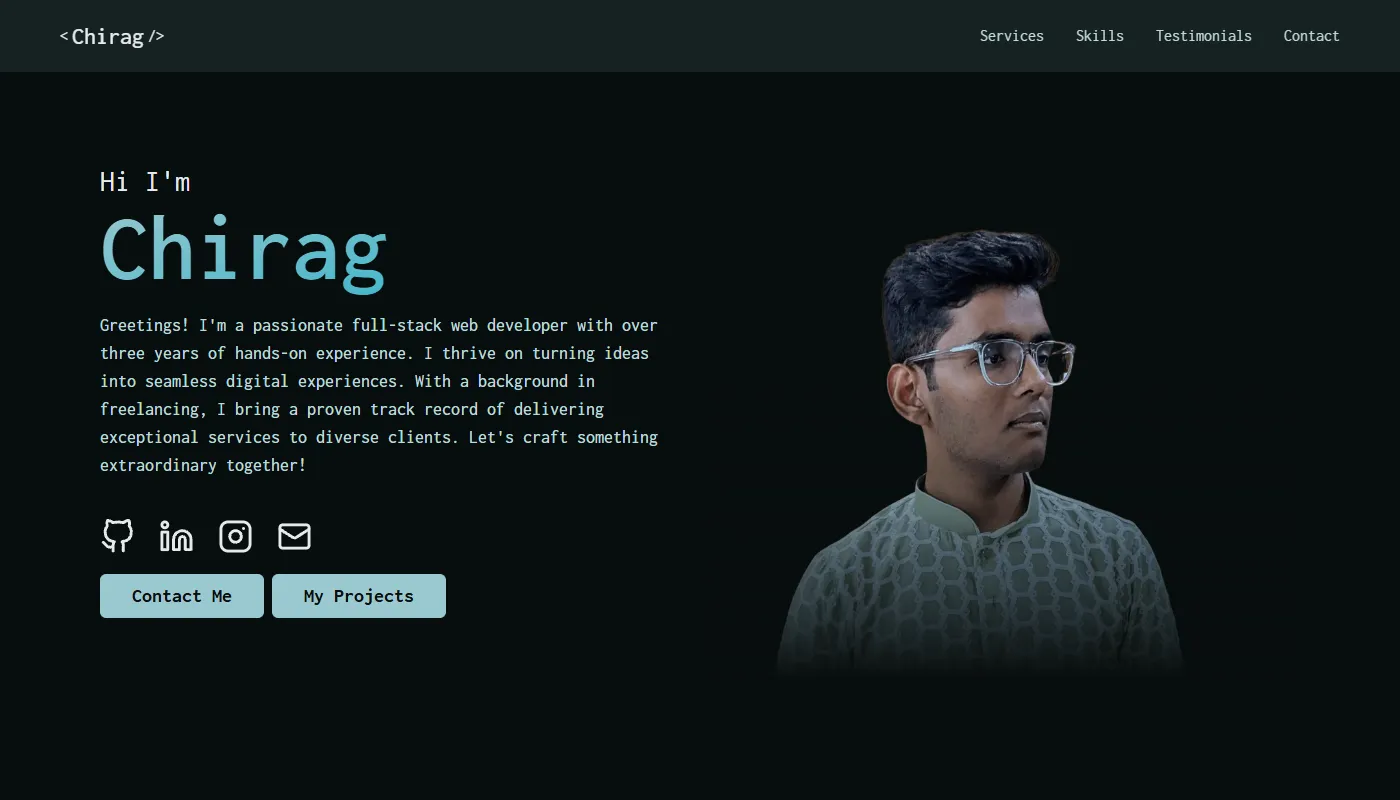Chirag Bhalotia's portfolio