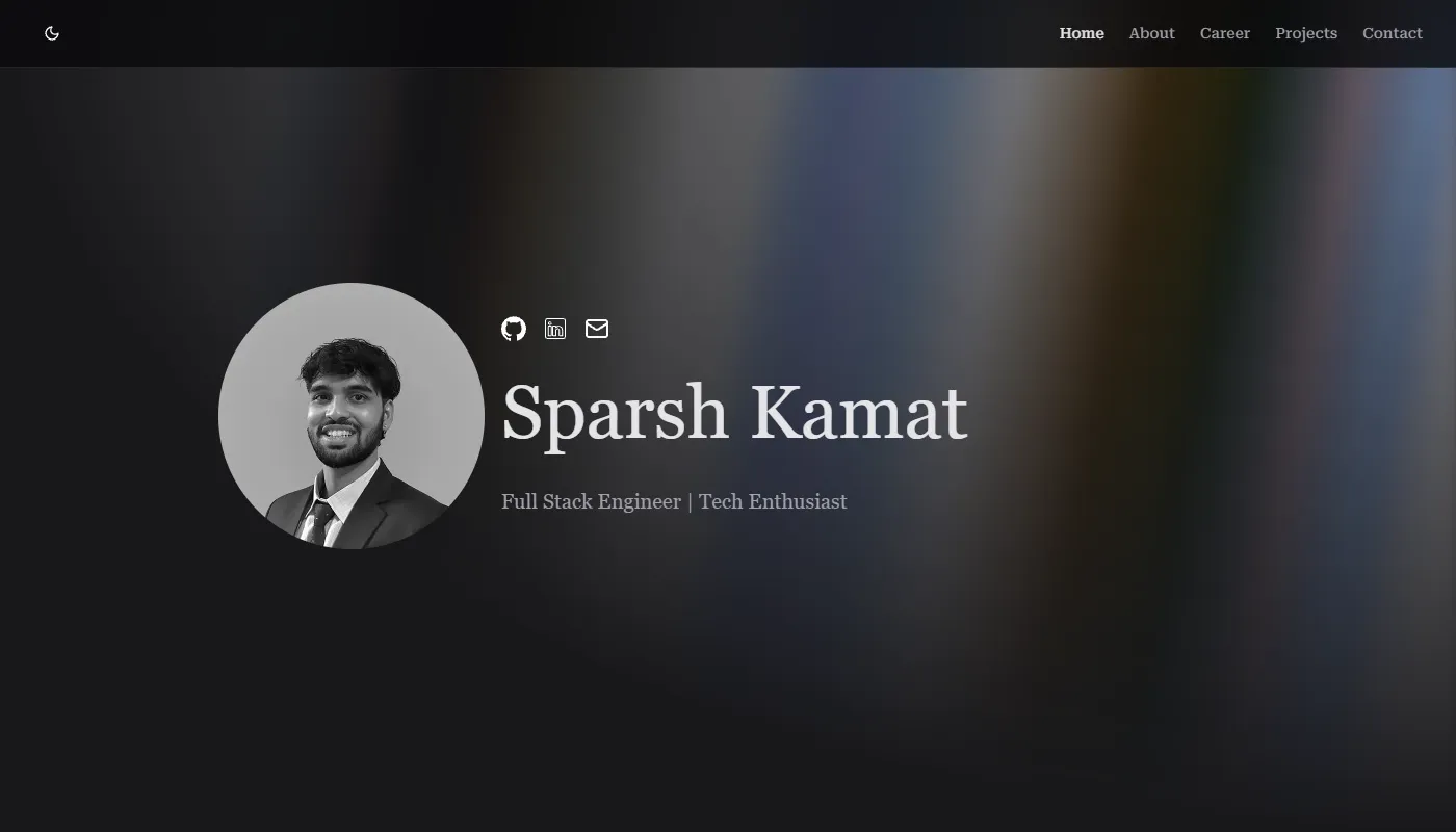 Sparsh Kamat's portfolio