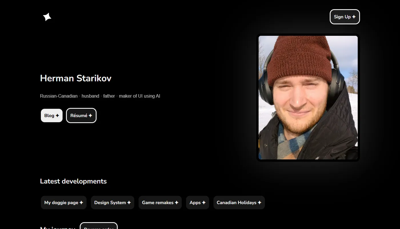 Herman Starikov's portfolio