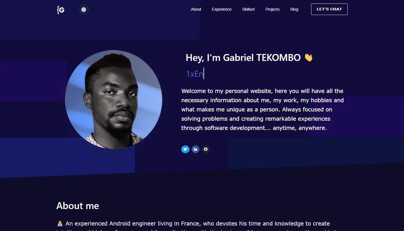 Gabriel Tekombo's portfolio