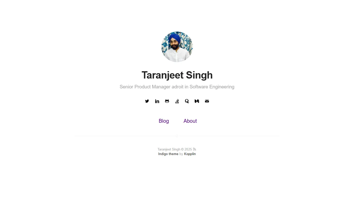 Taranjeet Singh's portfolio