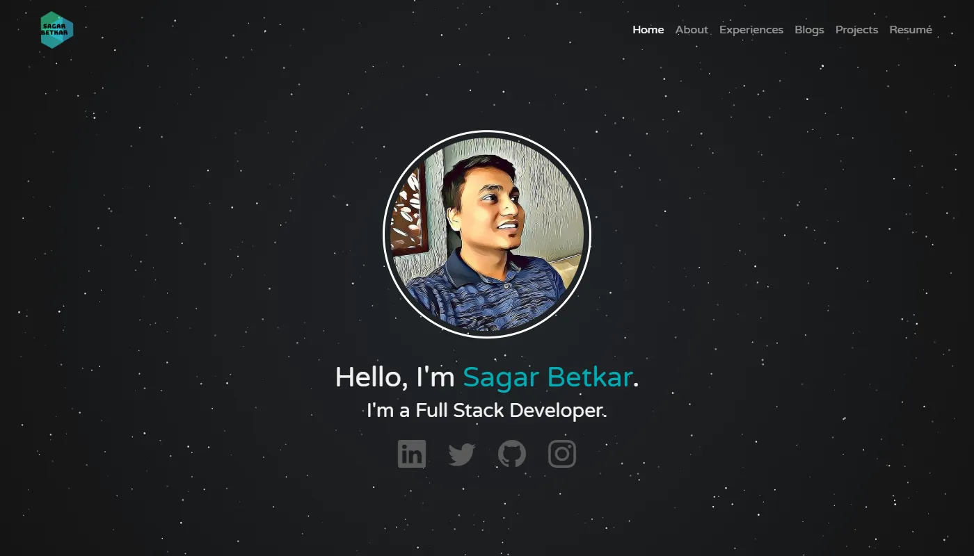 Sagar Betkar's portfolio