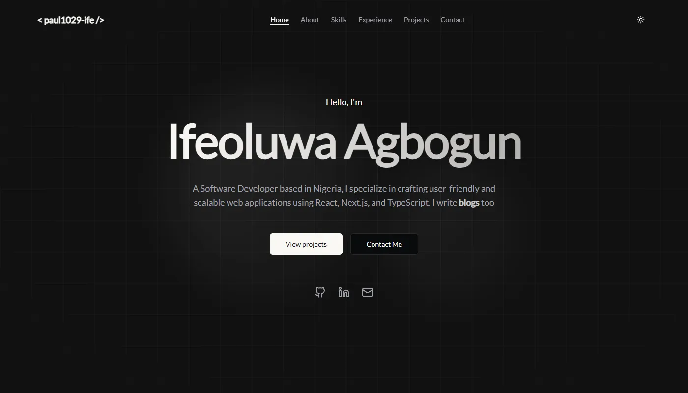 Paul Agbogun's portfolio