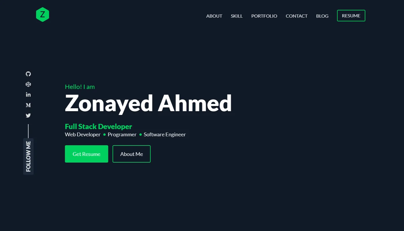 Zonayed Ahmed's portfolio
