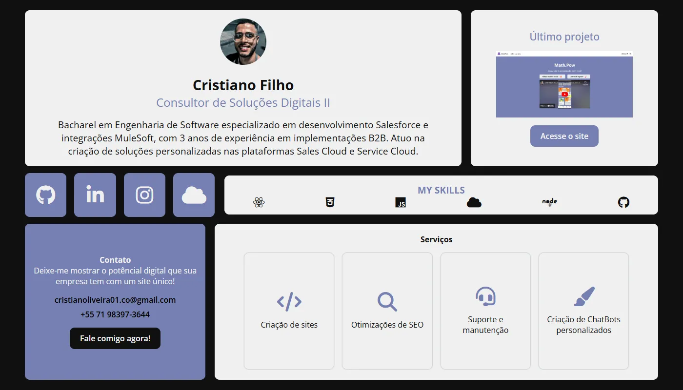 Cristiano Filho's portfolio