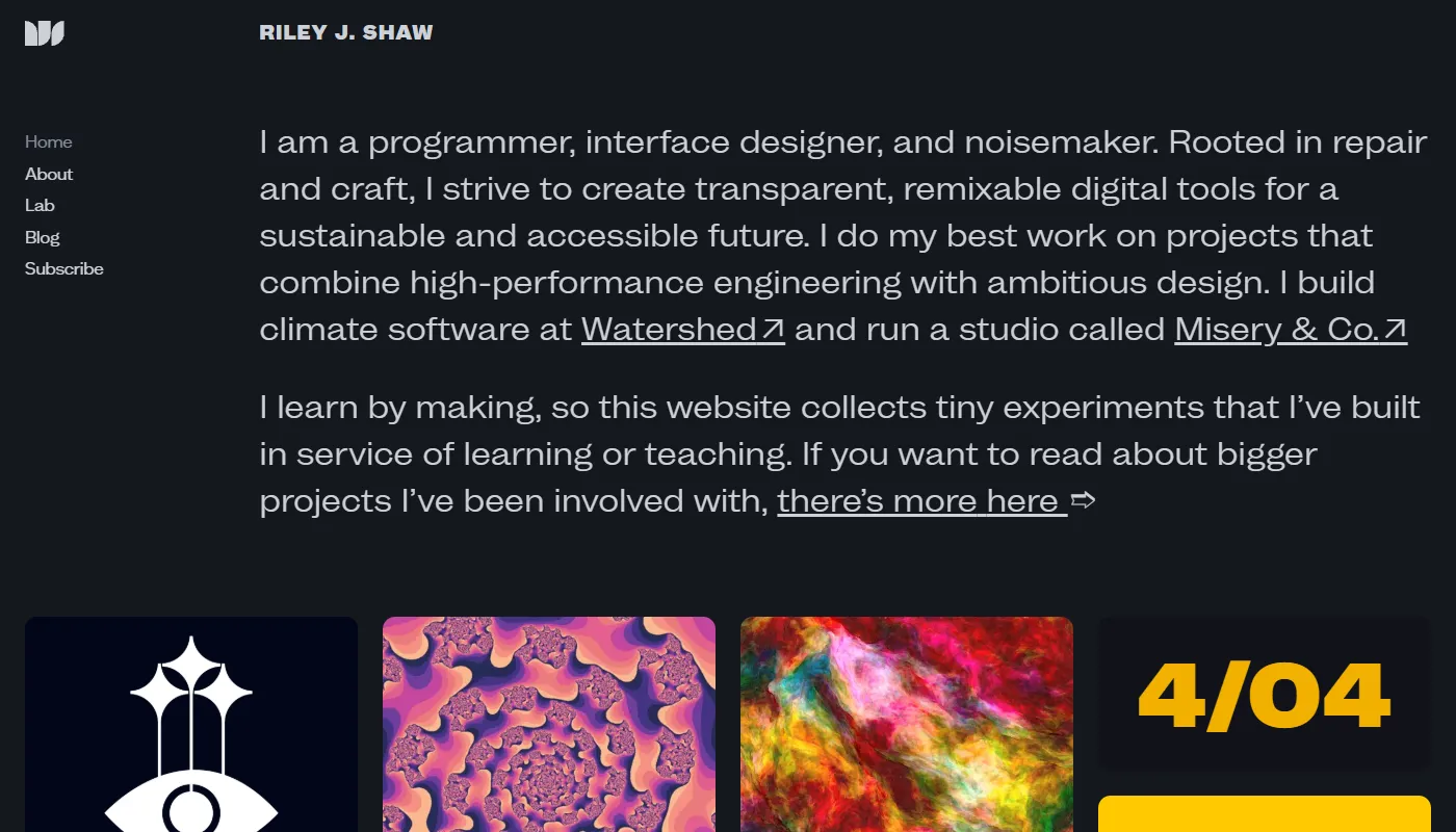 Riley J. Shaw's portfolio