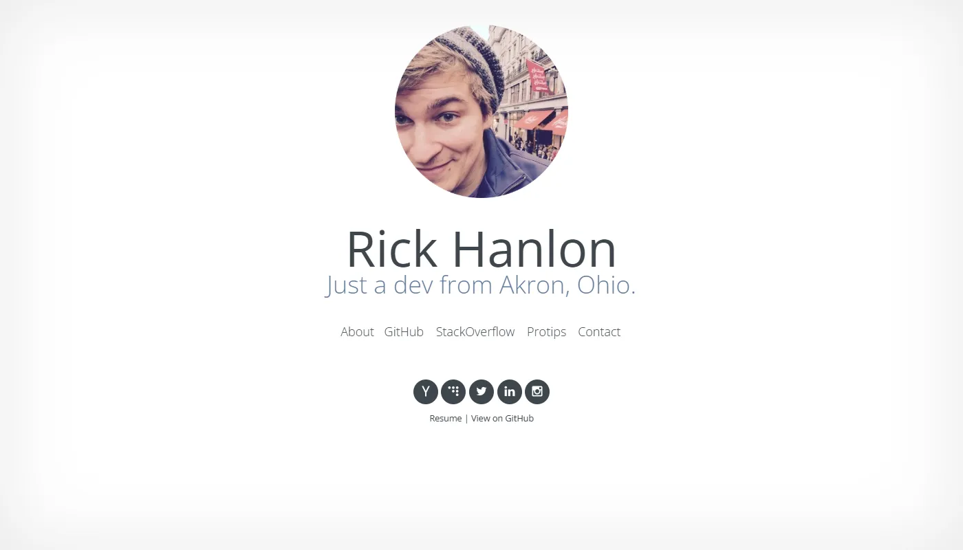 Rick Hanlon's portfolio