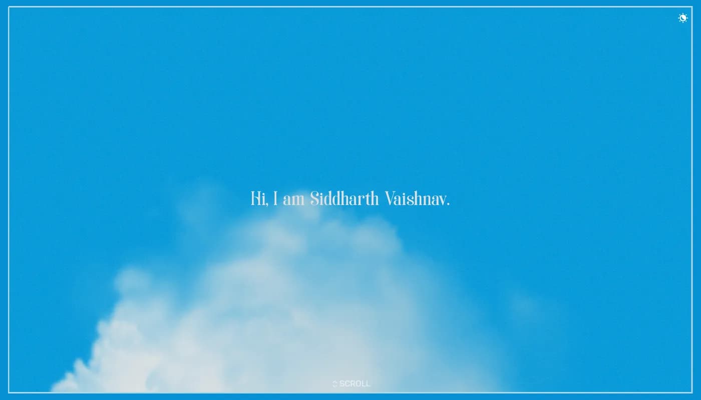 Siddharth Vaishnav's portfolio