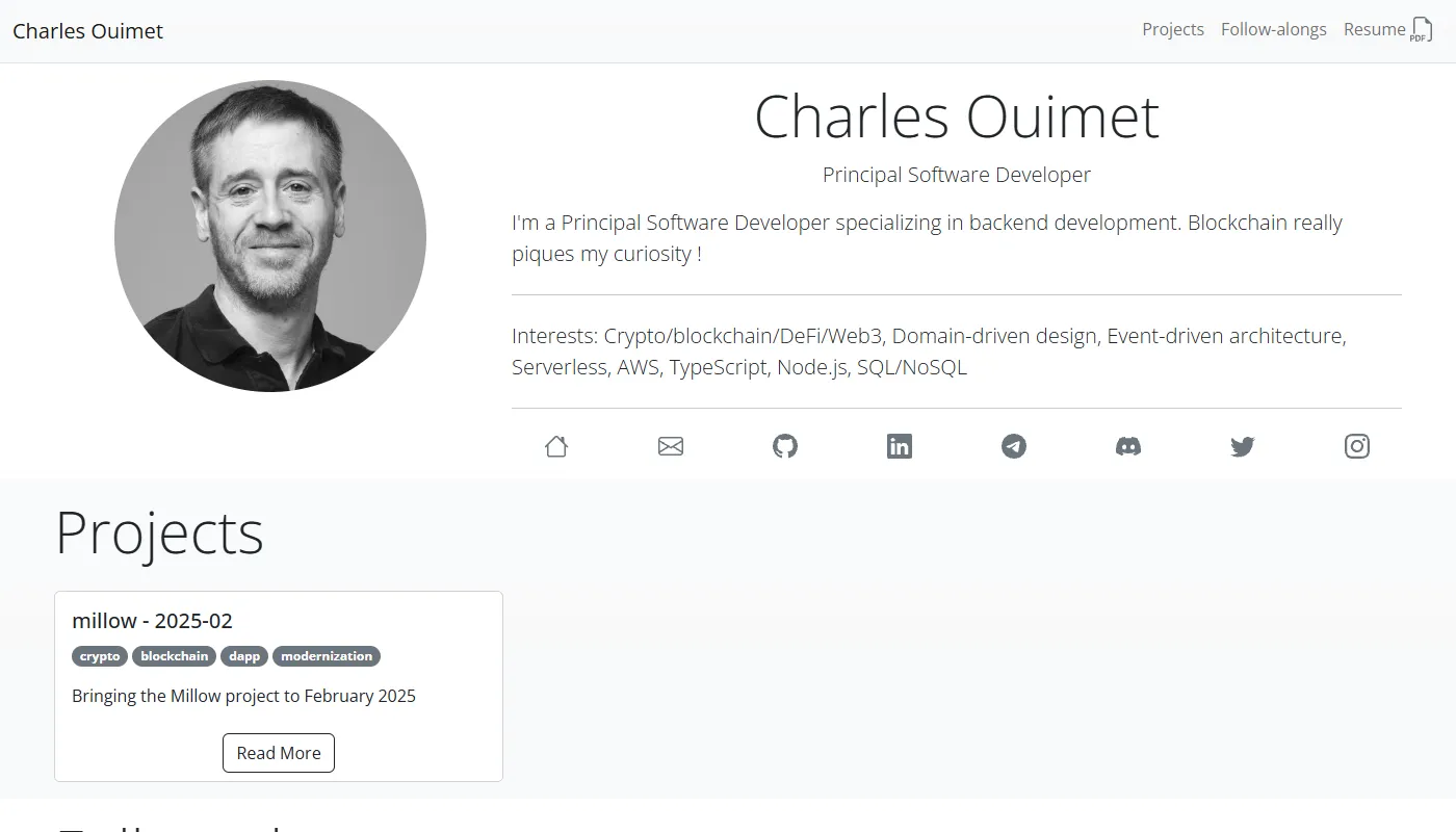 Charles Ouimet's portfolio