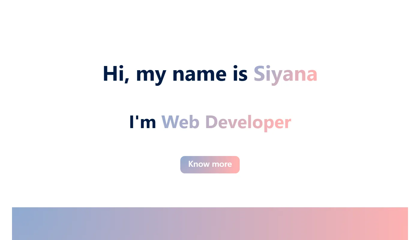 Siyana Zdravkova's portfolio