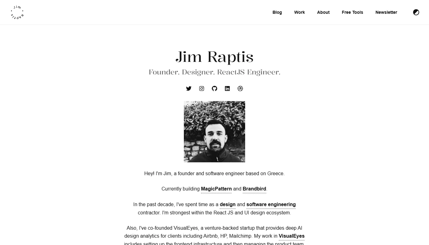 Jim Raptis's portfolio