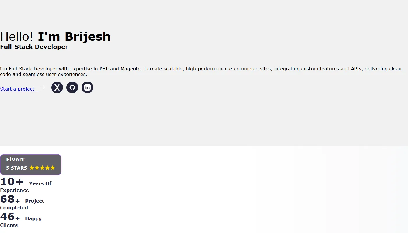 Brijesh Patel's portfolio