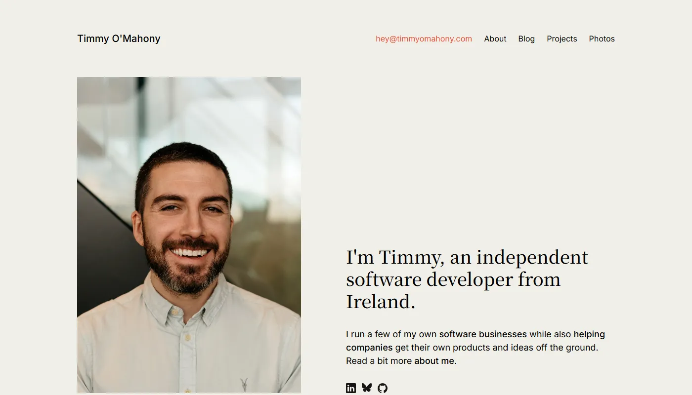 Timmy O'Mahony's portfolio