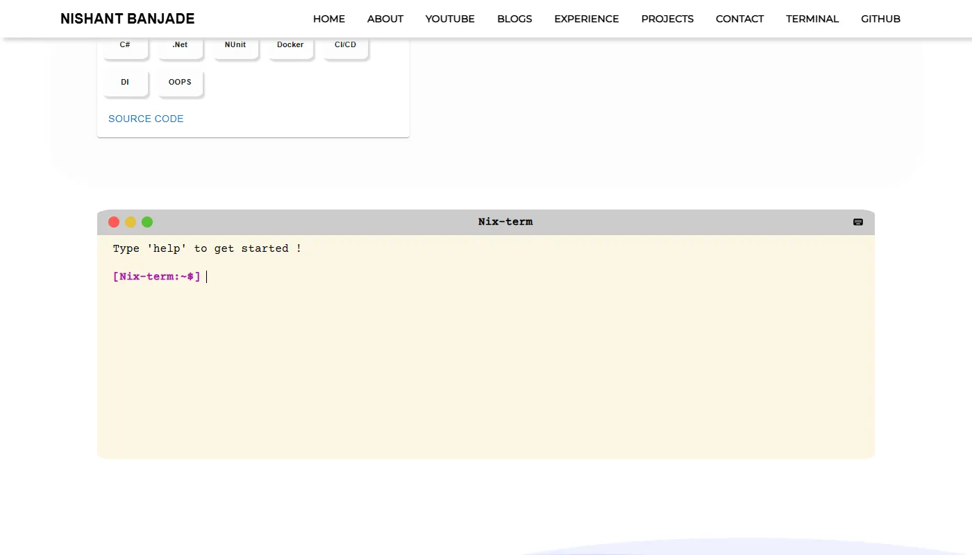Nishant Banjade's portfolio