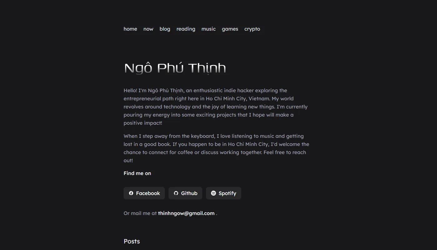Thinh Ngo's portfolio