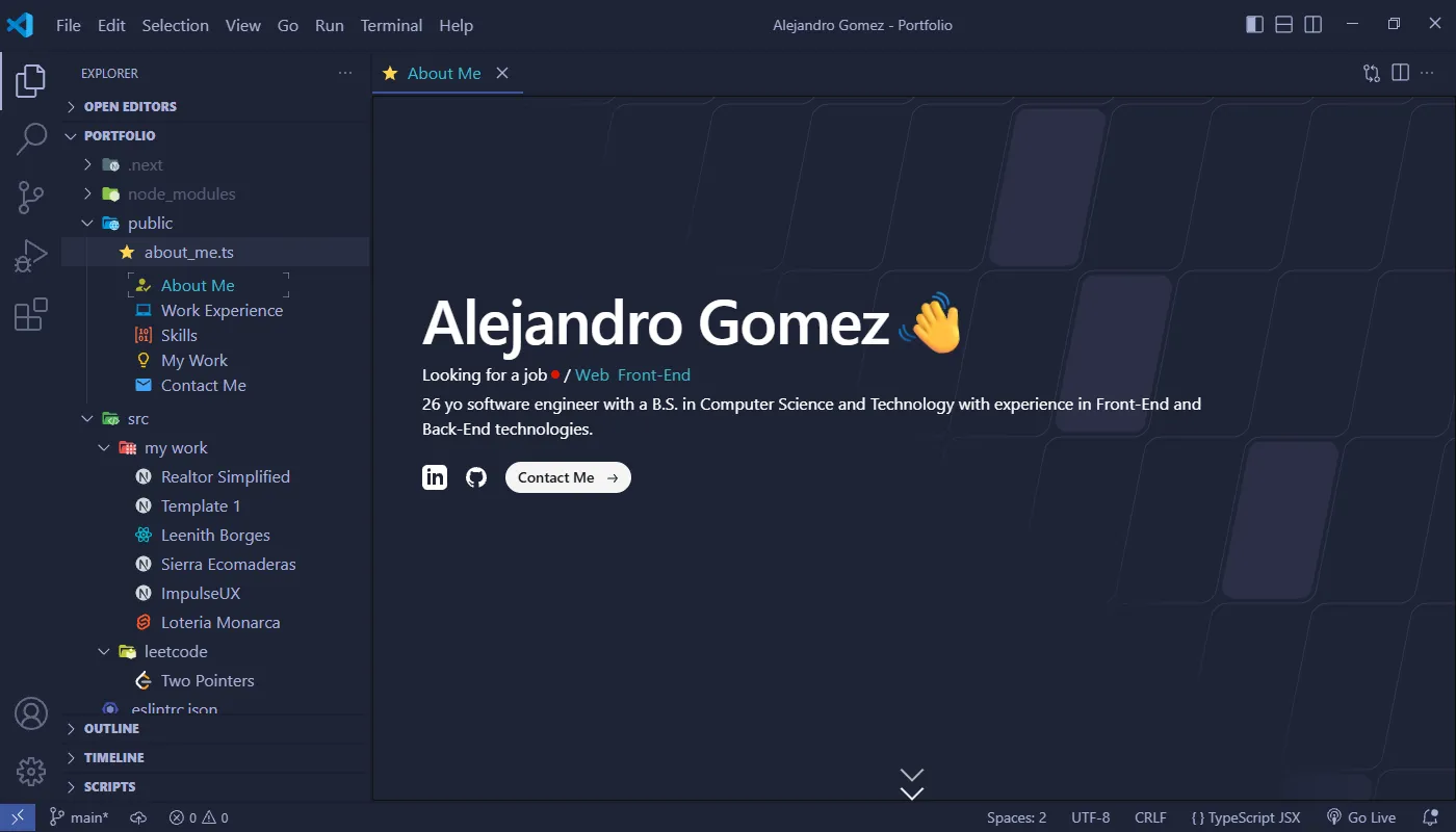 Alejandro Gomez's portfolio