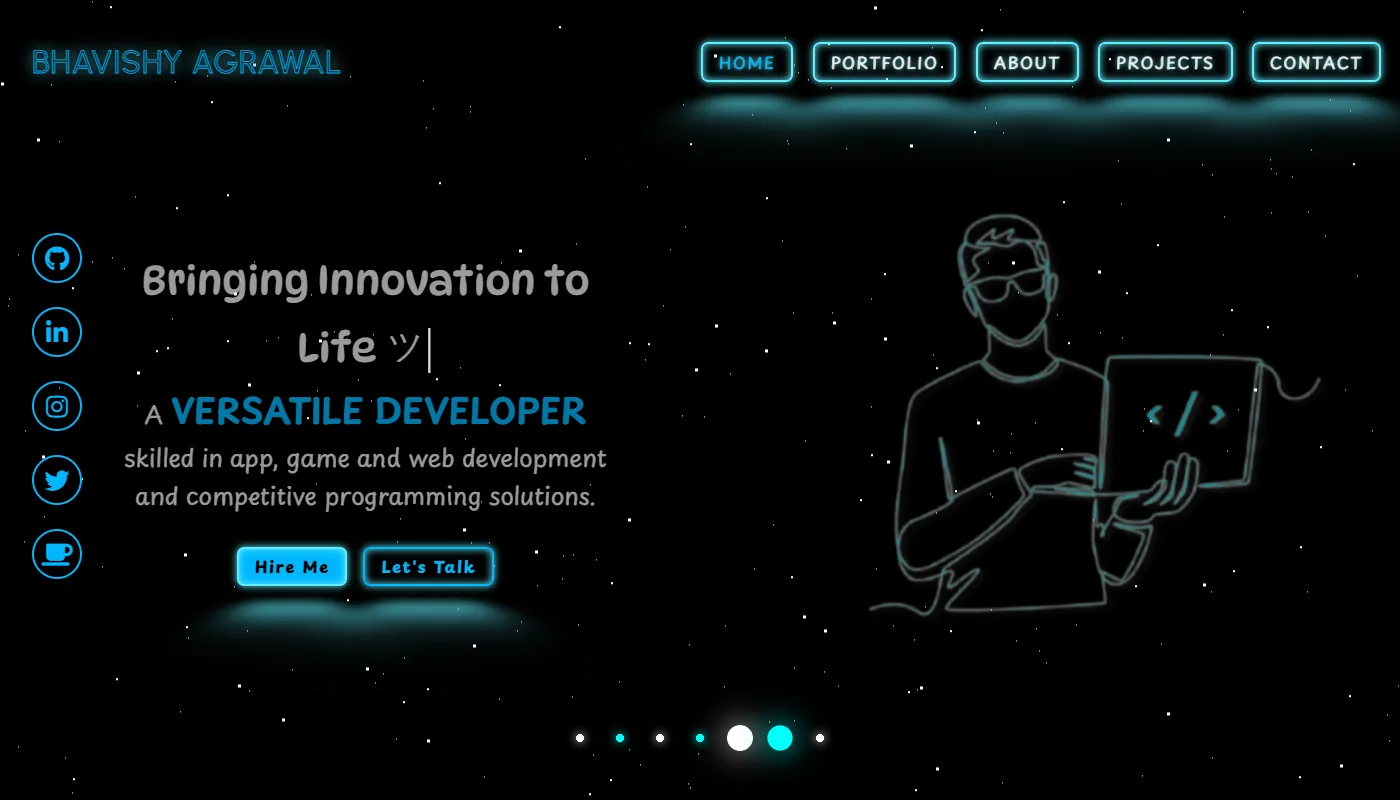 Bhavishy Agrawal's portfolio