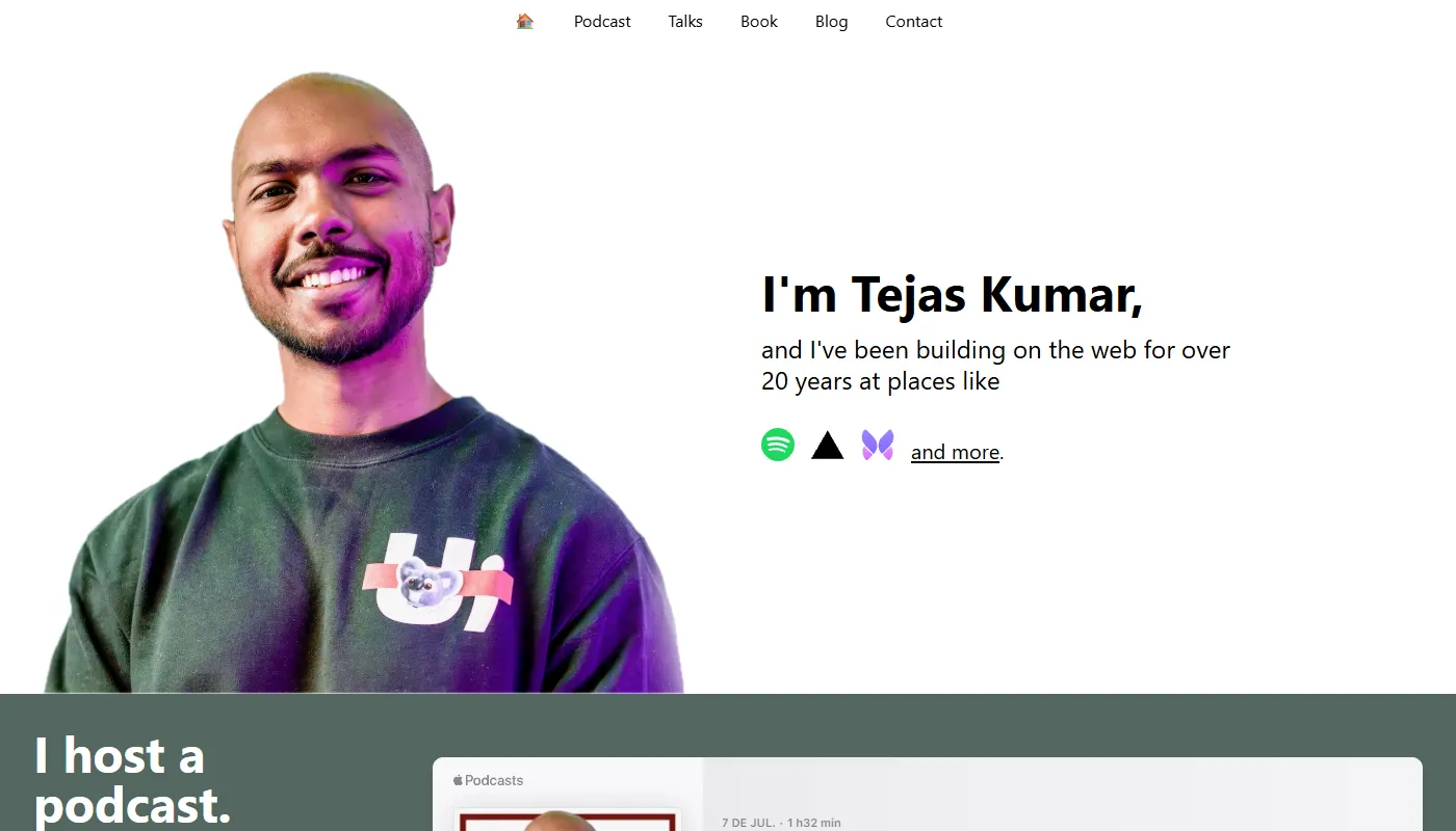 Tejas Kumar's portfolio