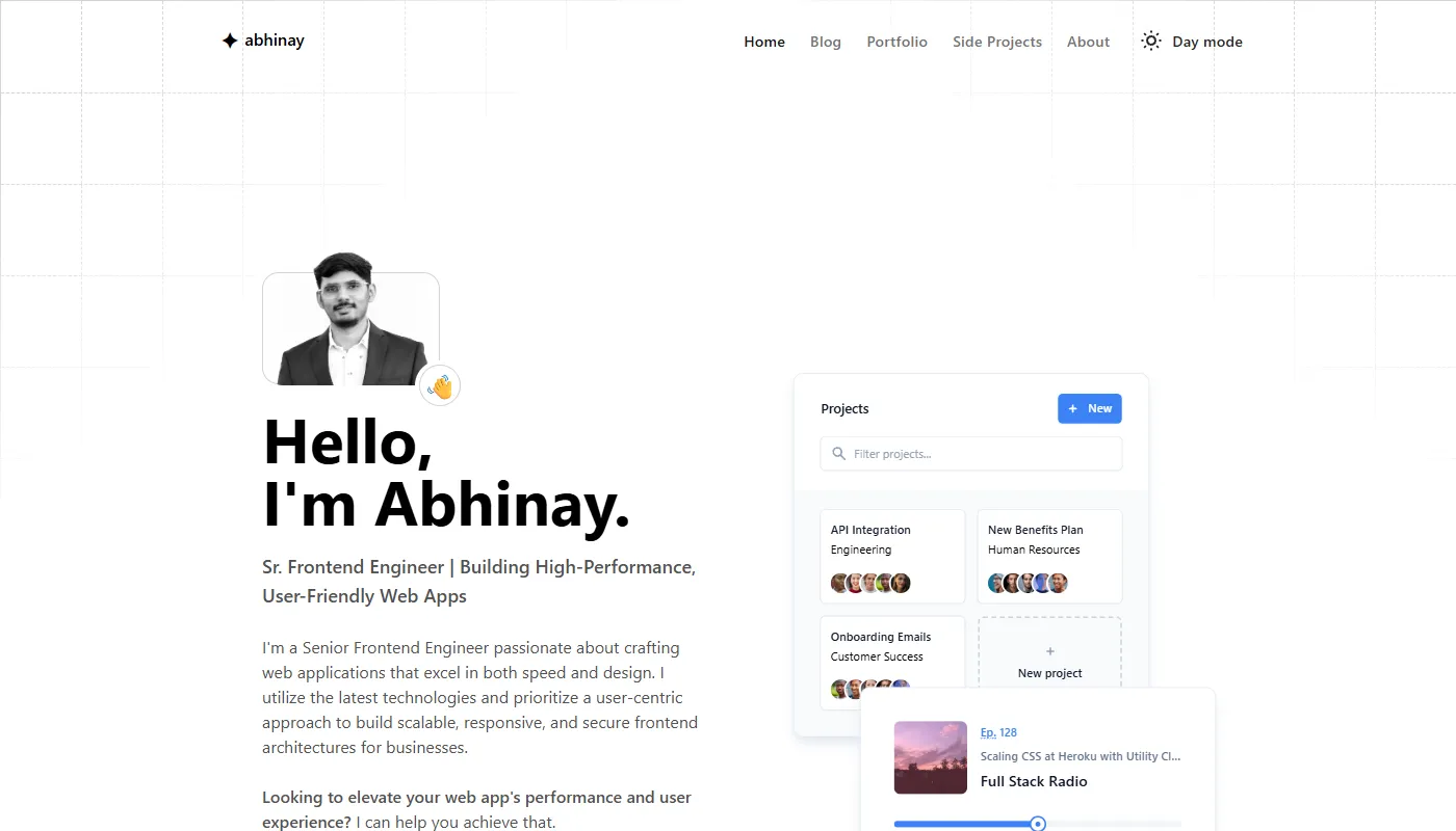 Abhinay Thakur's portfolio