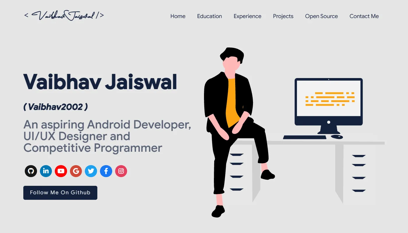Vaibhav Jaiswal's portfolio