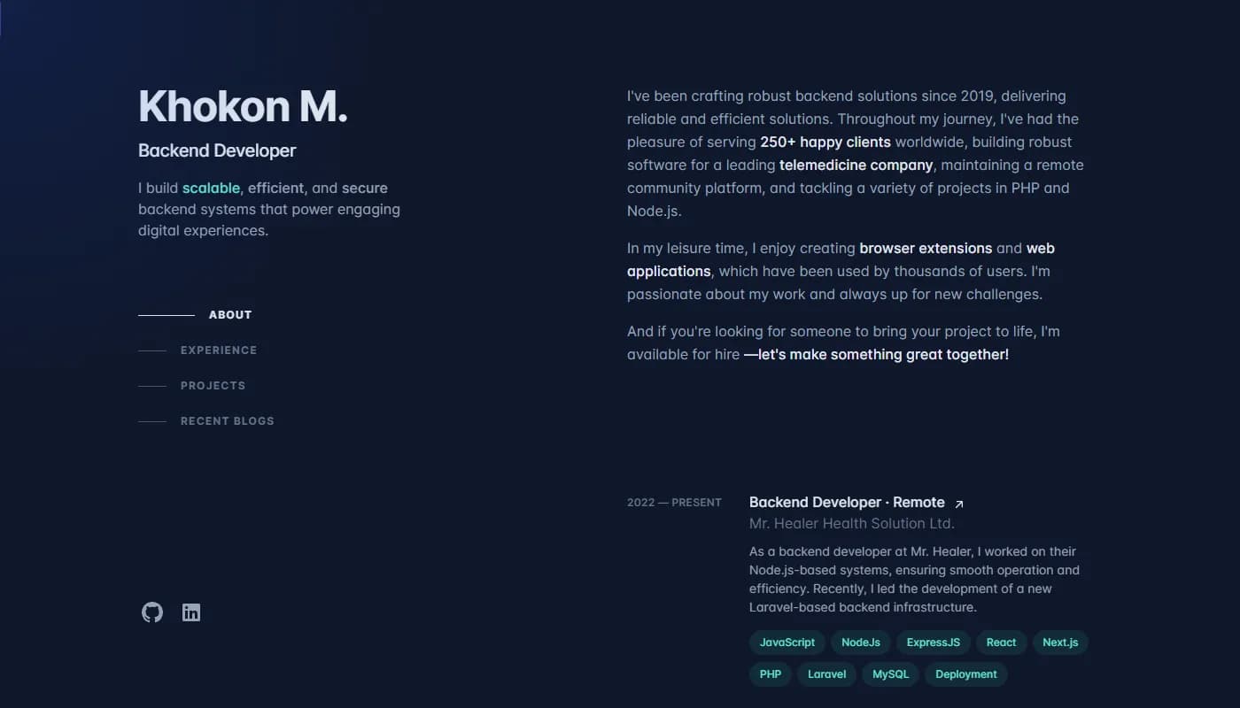 Khokon M.'s portfolio