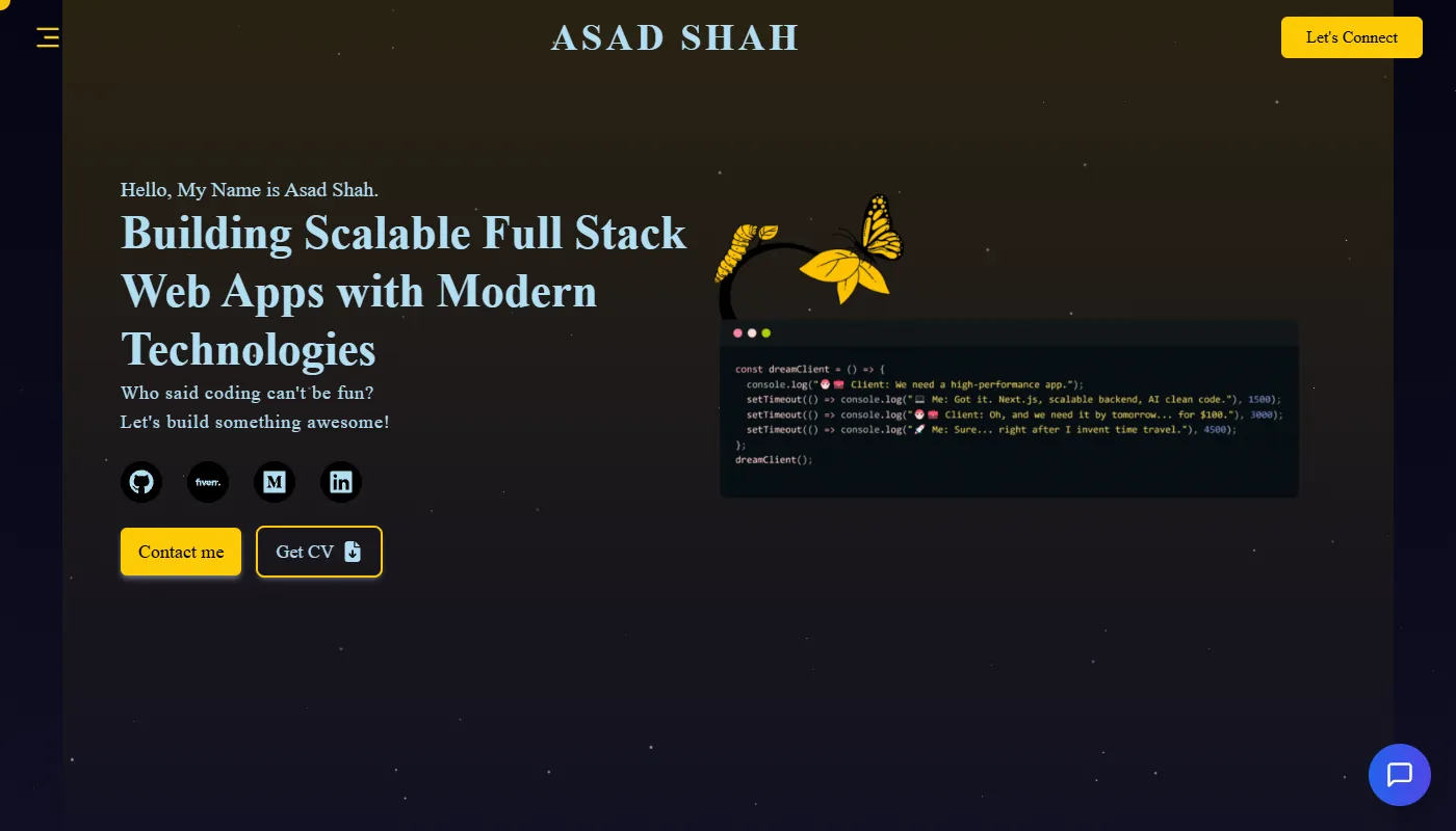 Asad Shah's portfolio
