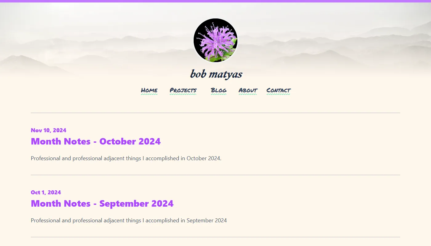 Bob Matyas's portfolio