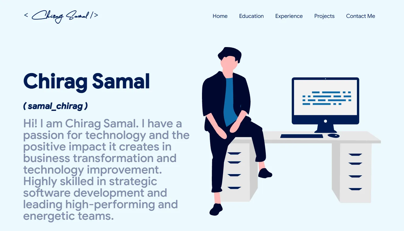 Chirag Samal's portfolio