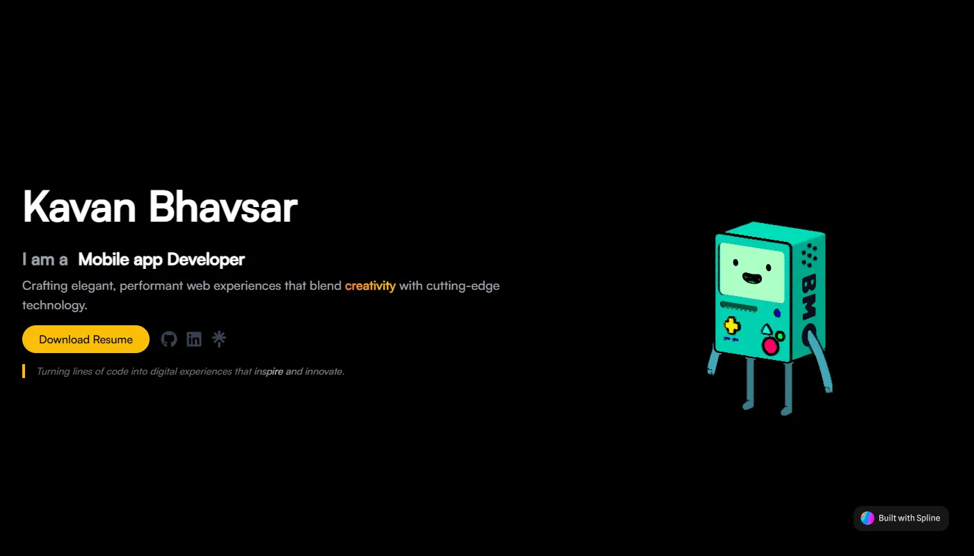 Kavan Bhavsar's portfolio