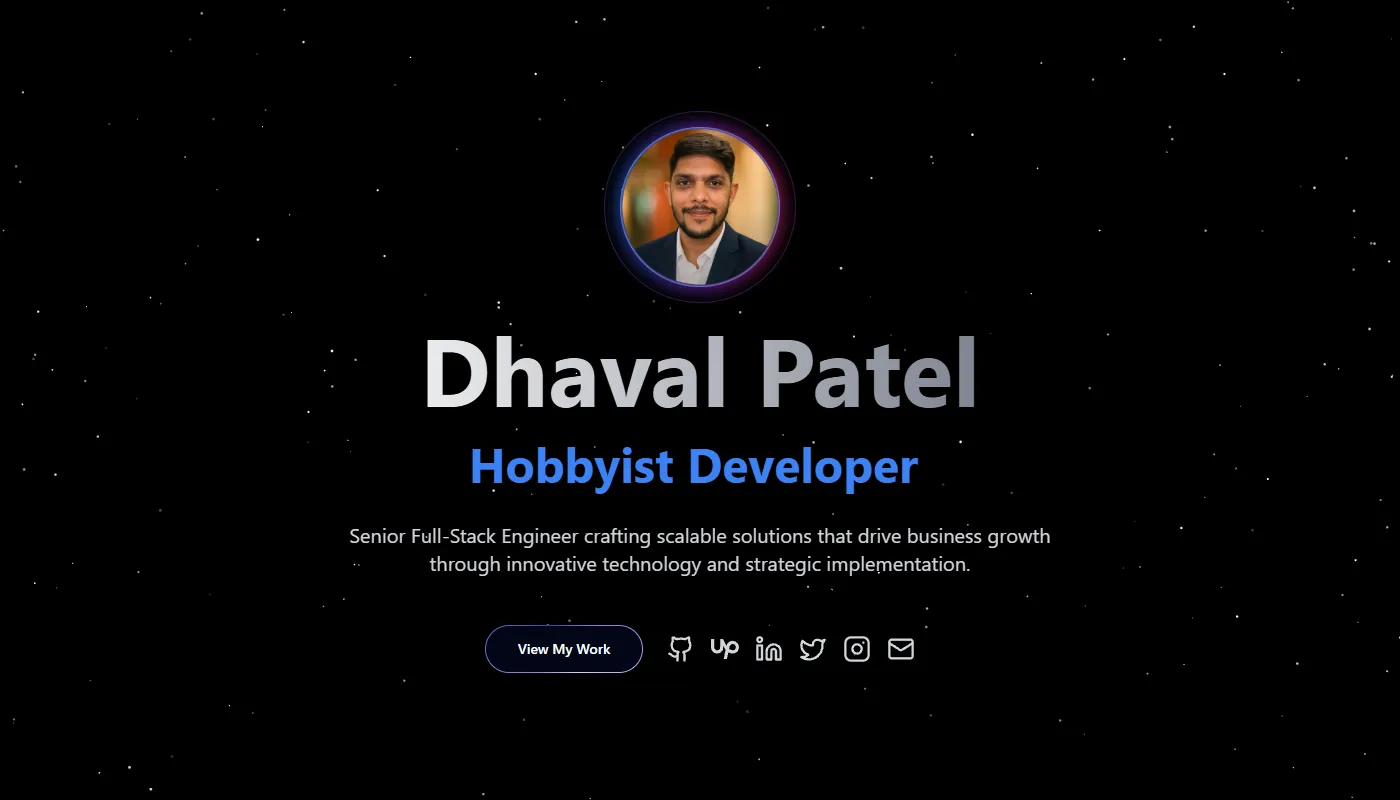 Dhaval Patel's portfolio