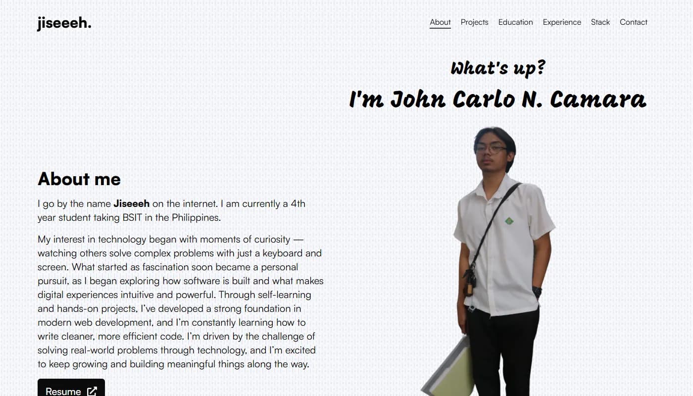 John Carlo Camara's portfolio