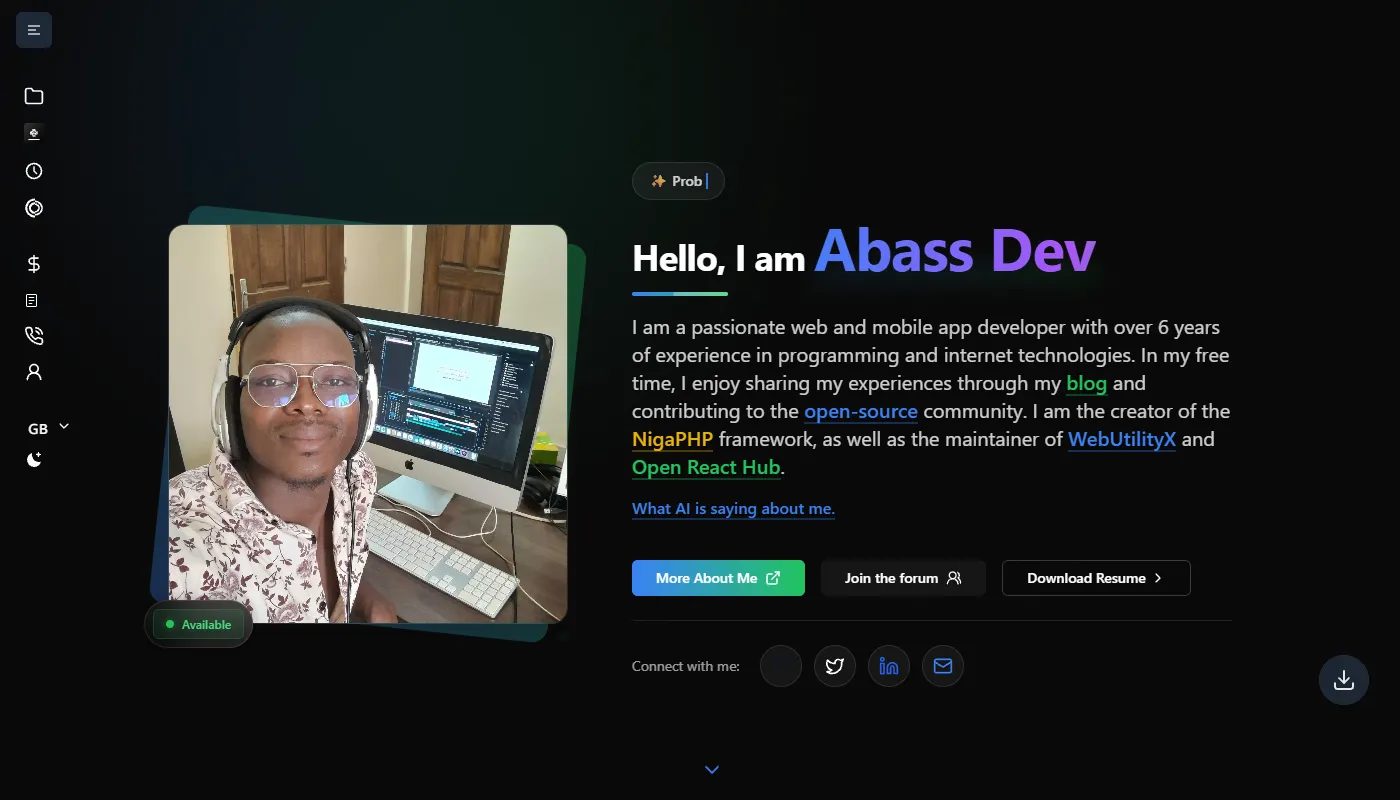 Abass Dev's portfolio