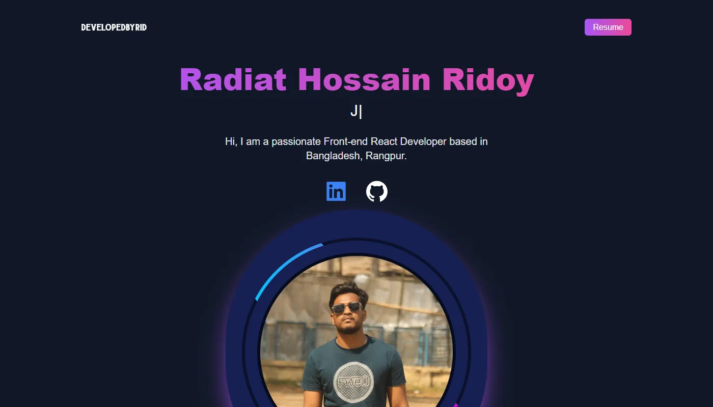 Radiat Hossain Ridoy's portfolio