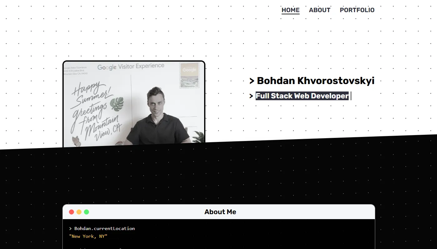 Bohdan Khvorostovskyi's portfolio